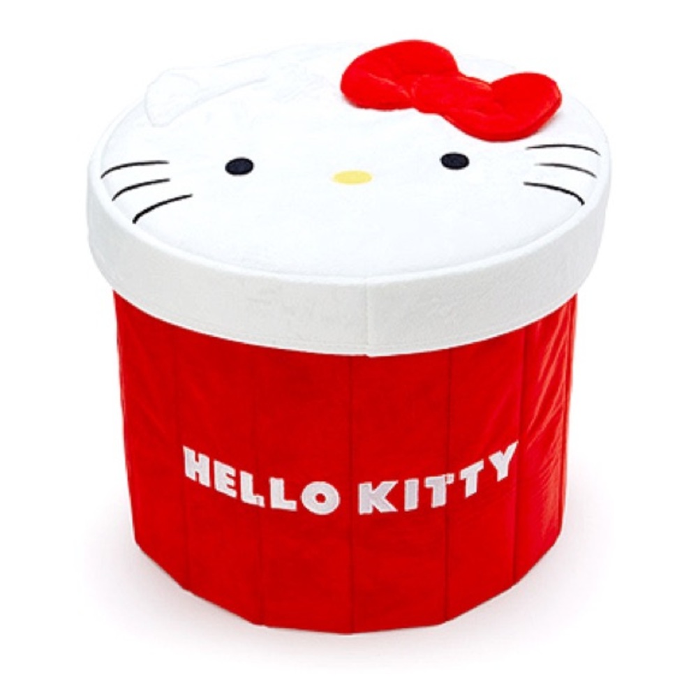 Sanrio Hello Kitty Round Collapsible Storage Box